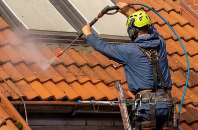 Démoussage et hydrofuge de toiture à Menouville
